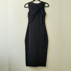 NBD Body con with slit midi dress